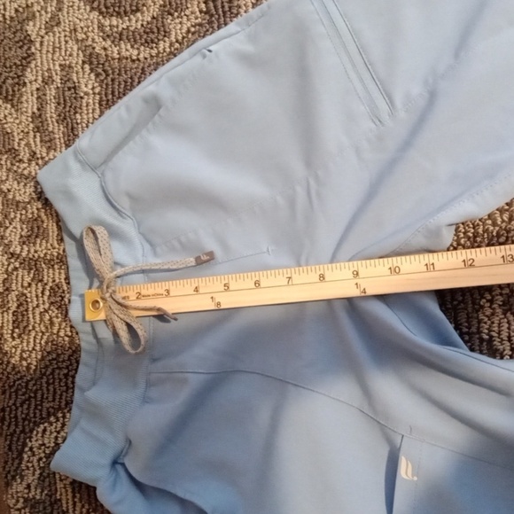 Fabletics Light Blue Set Top N Jogger High Waist  Srubs Womens Xxs - Picture 10 of 14